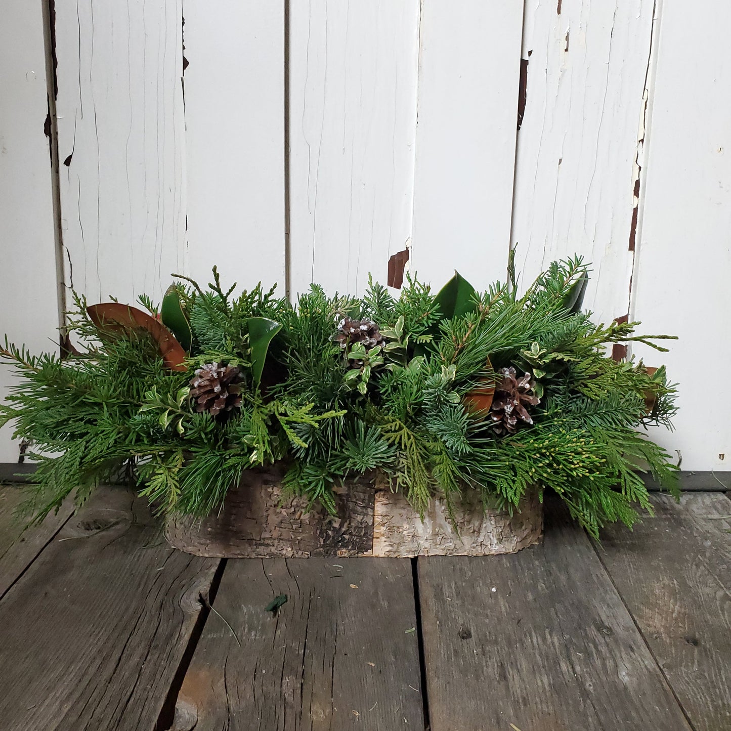 Centerpiece in Long Birch Oval - Fernwood & Co