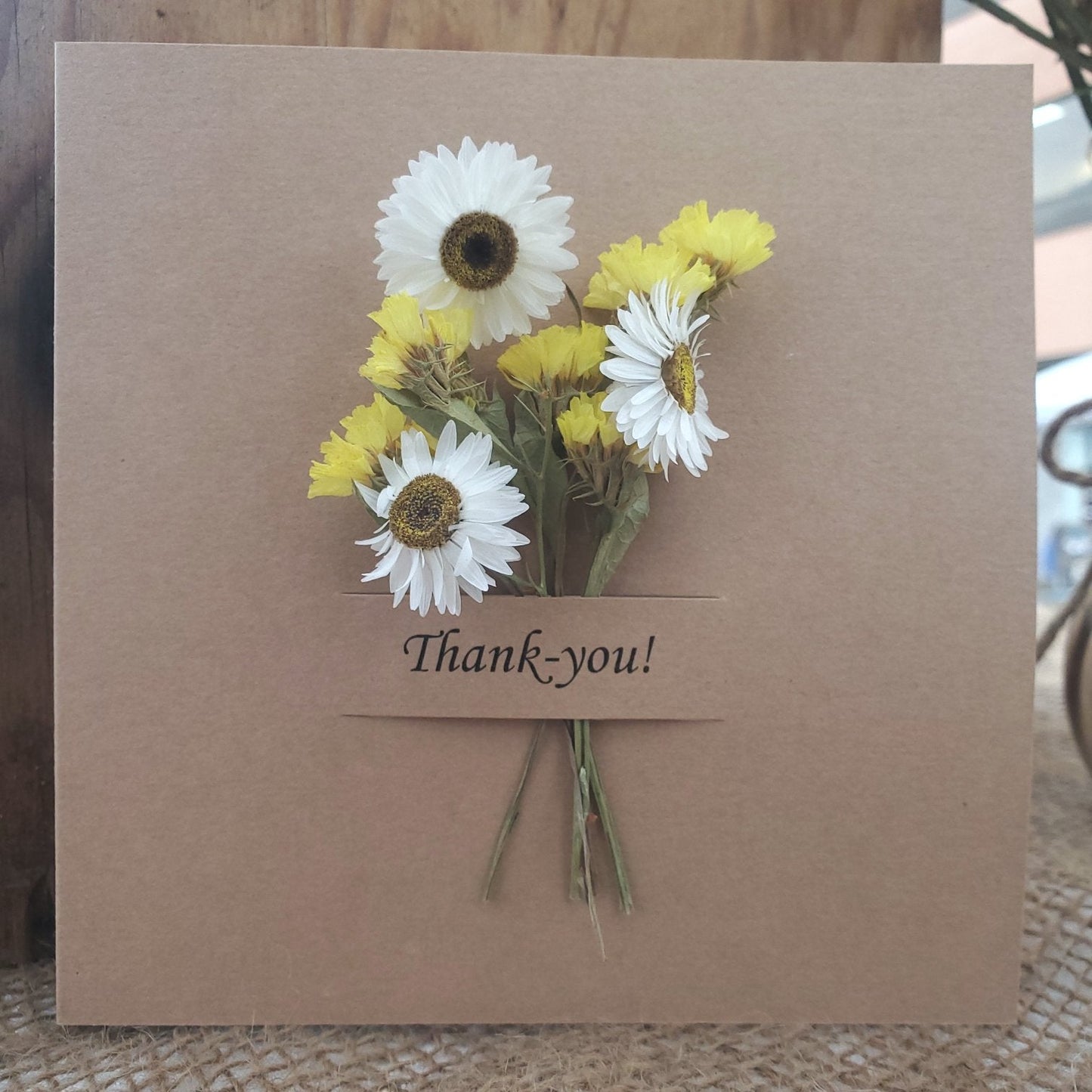 Handmade Dried Flower Thank You Cards - Fernwood & Co