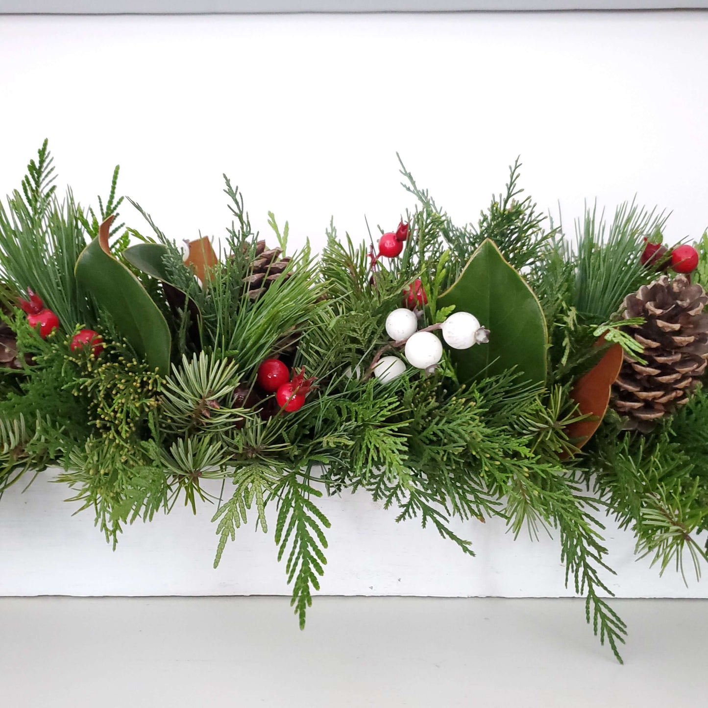 Long Wooden Centerpiece - Fernwood & Co