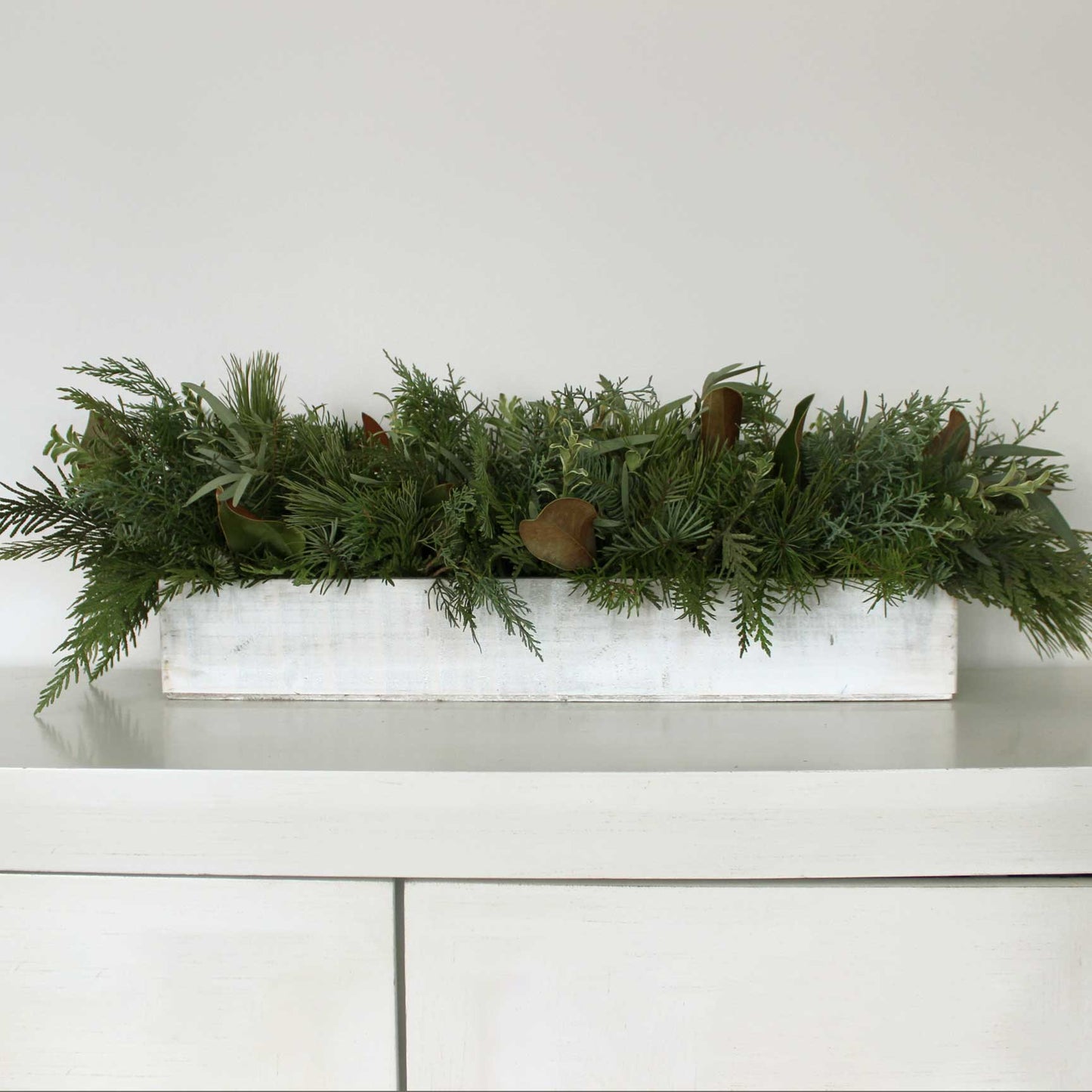 Long Wooden Centerpiece - Fernwood & Co